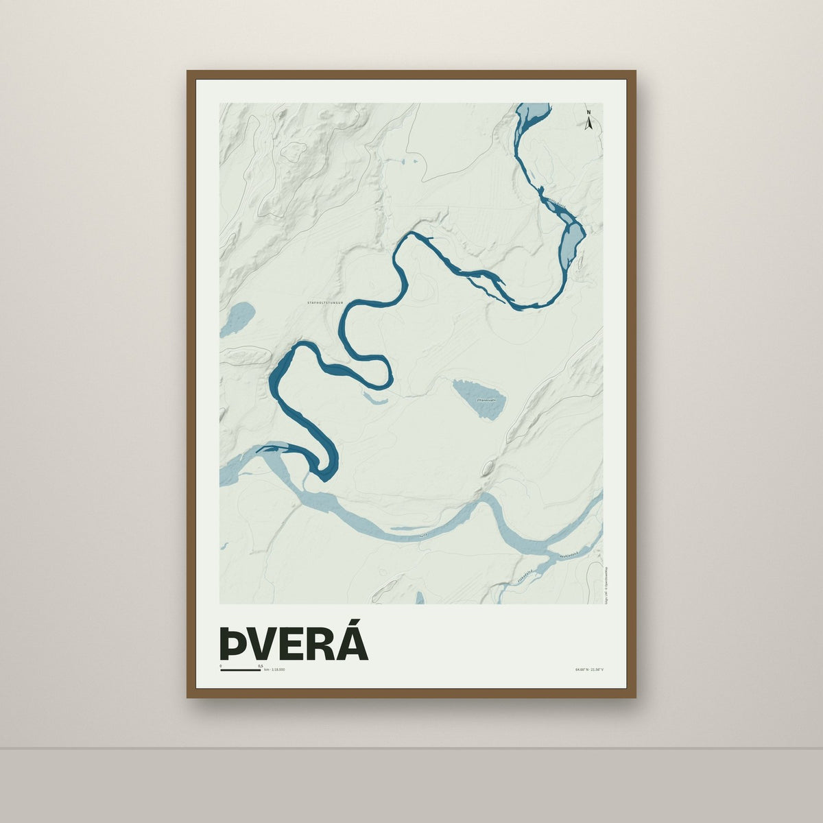 Þverá – Mosi, blár