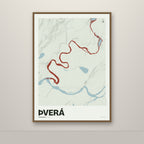 Þverá – Mosi, rauður