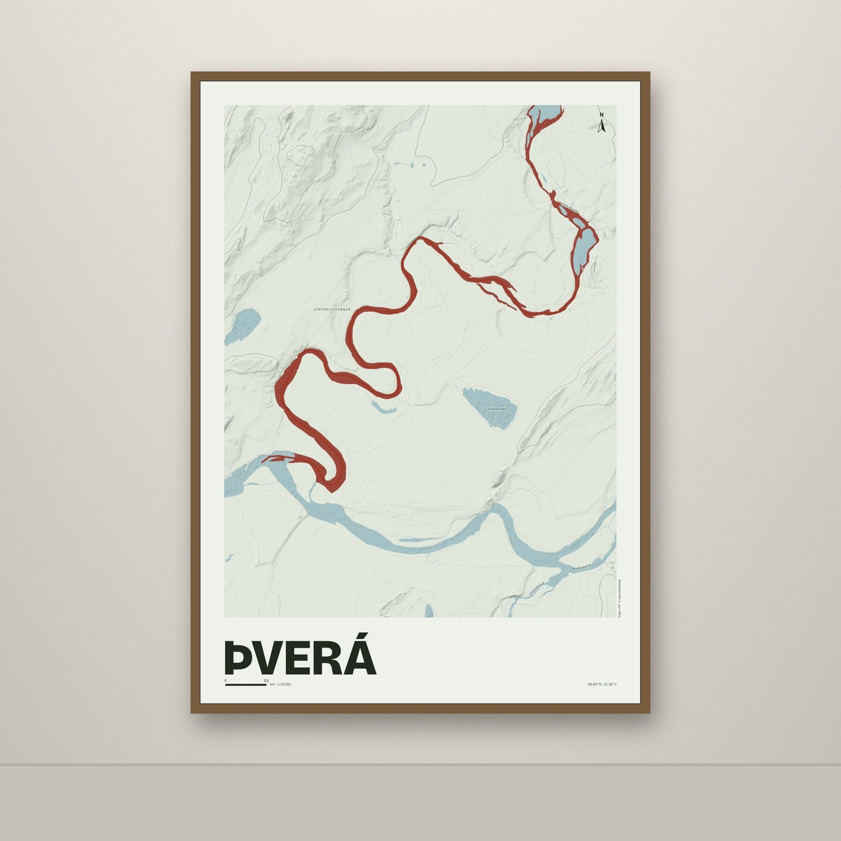 Þverá – Mosi, rauður