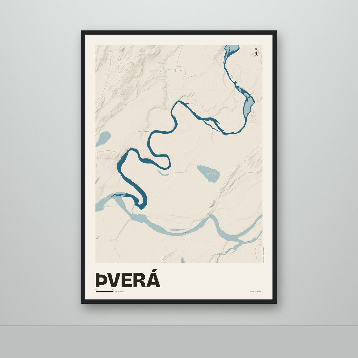 Þverá – Sandur, blár