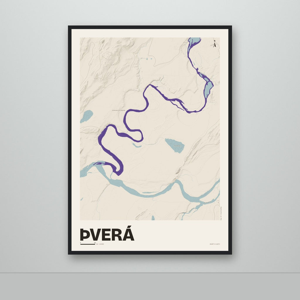Þverá – Sandur, lúpínufjólublár