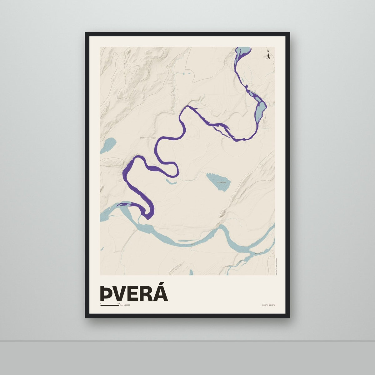 Þverá – Sandur, lúpínufjólublár