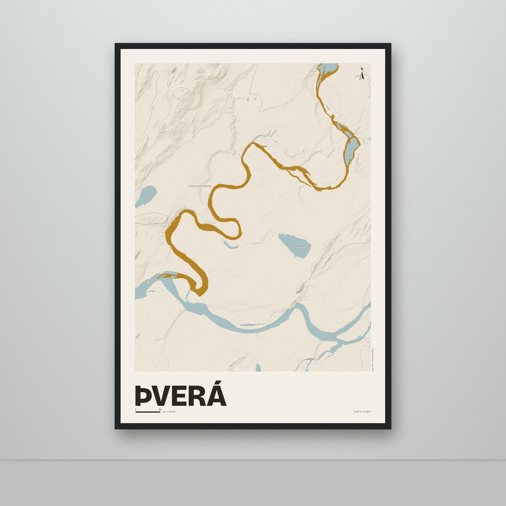 Þverá – Sandur, okkurgulur