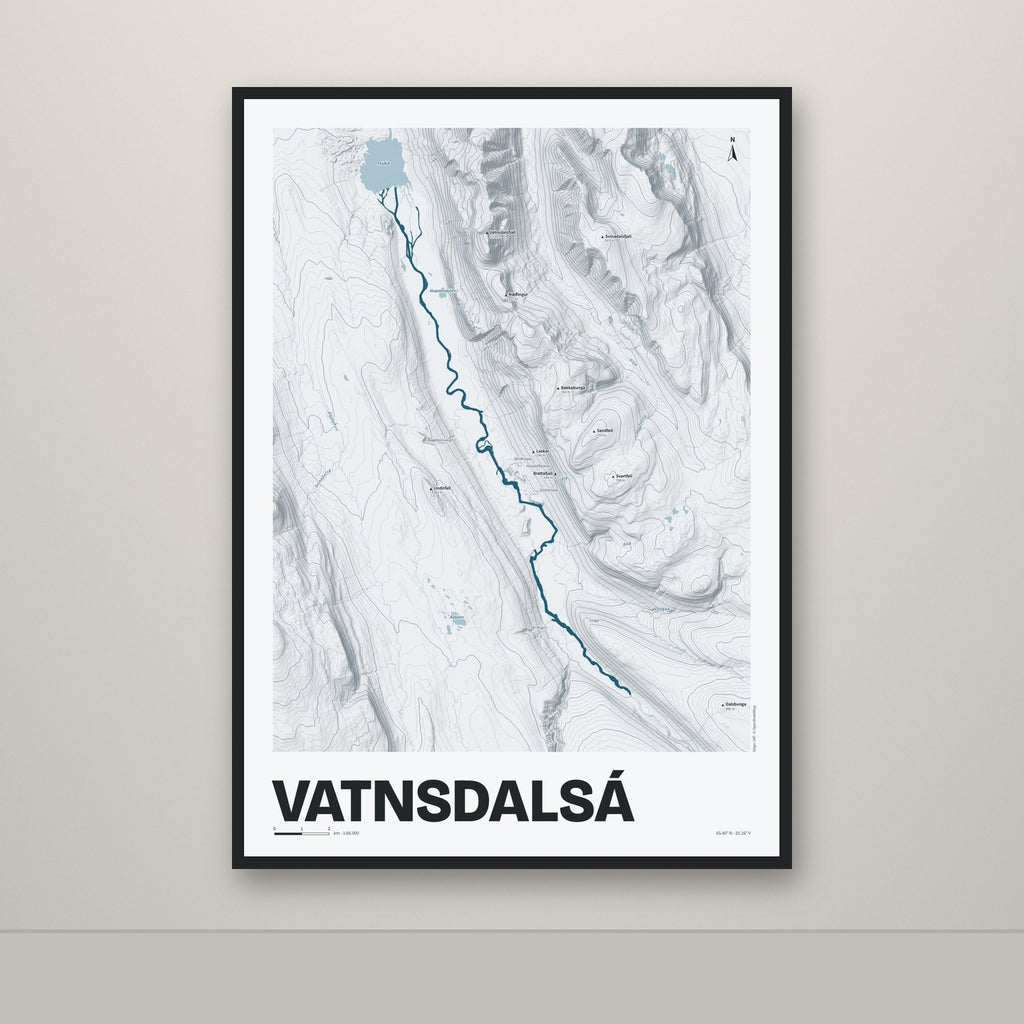 Vatnsdalsá – Ljóst, blár