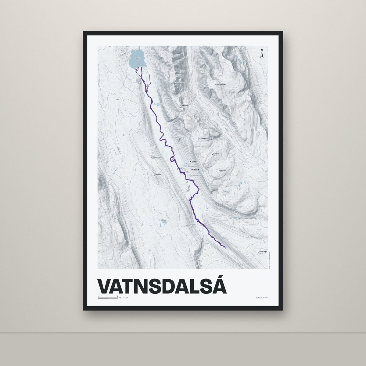Vatnsdalsá – Ljóst, lúpínufjólublár