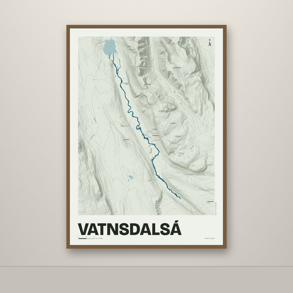 Vatnsdalsá – Mosi, blár