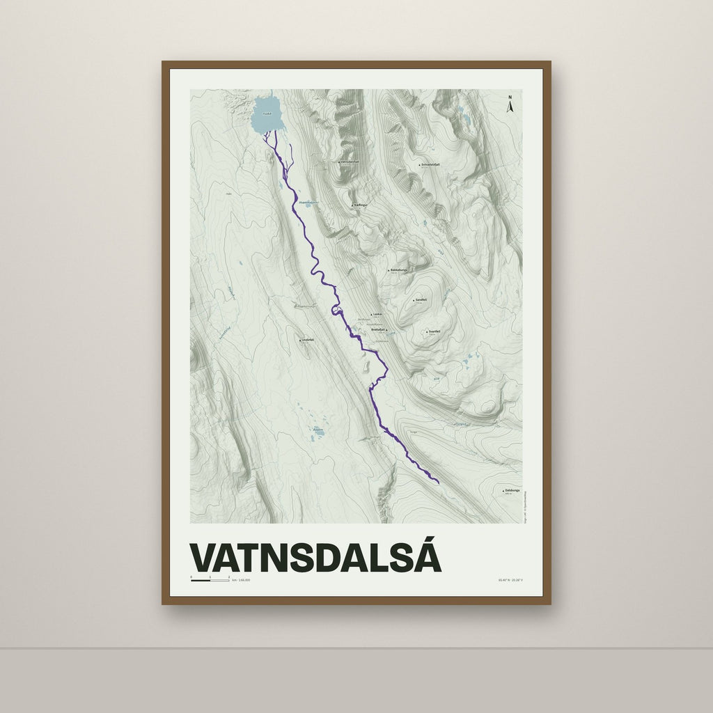 Vatnsdalsá – Mosi, lúpínufjólublár