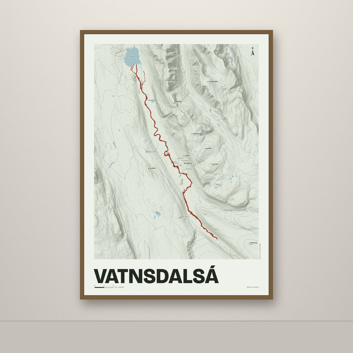 Vatnsdalsá – Mosi, rauður