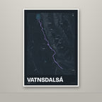 Vatnsdalsá – Nótt, lúpínufjólublár