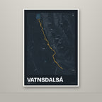 Vatnsdalsá – Nótt, okkurgulur