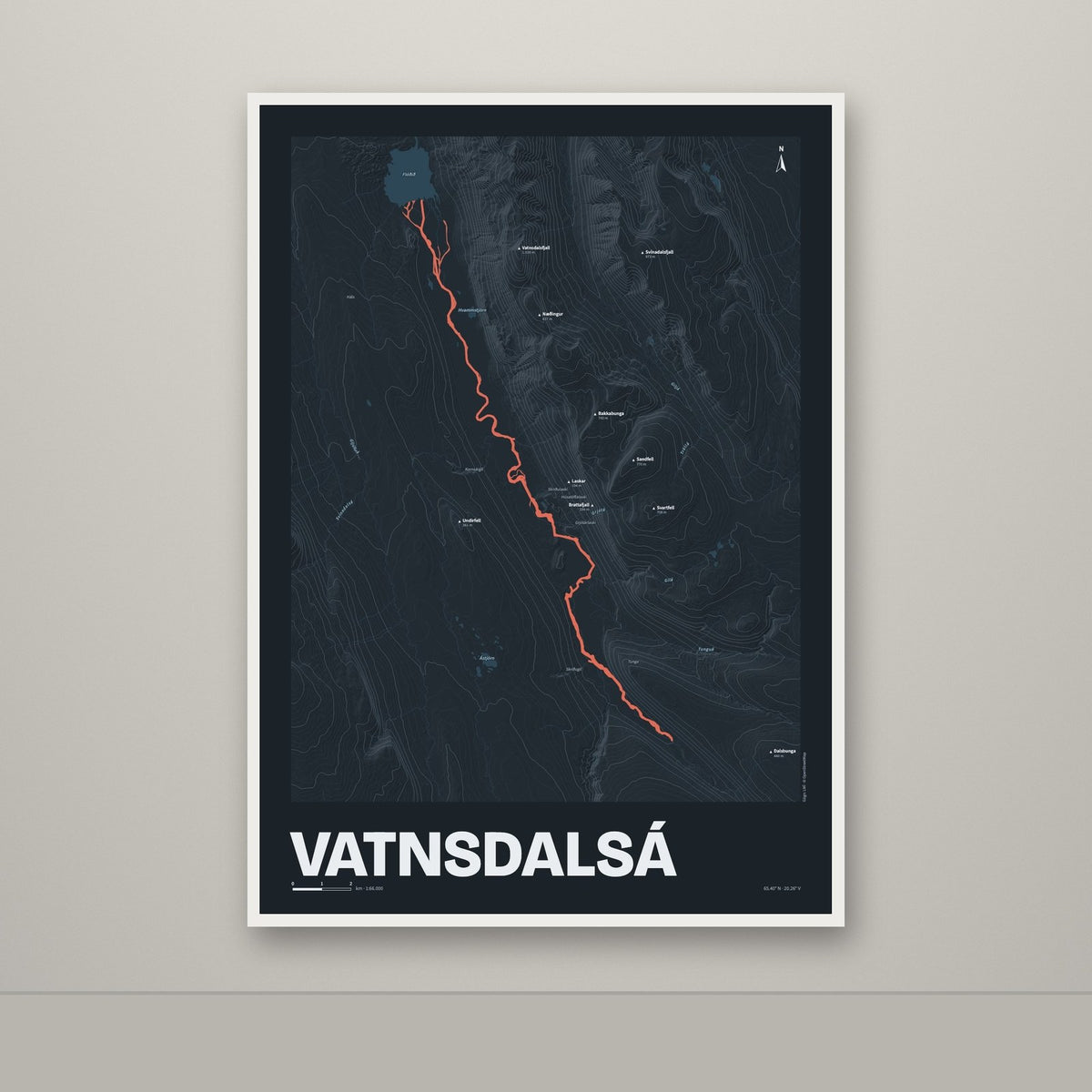 Vatnsdalsá – Nótt, rauður