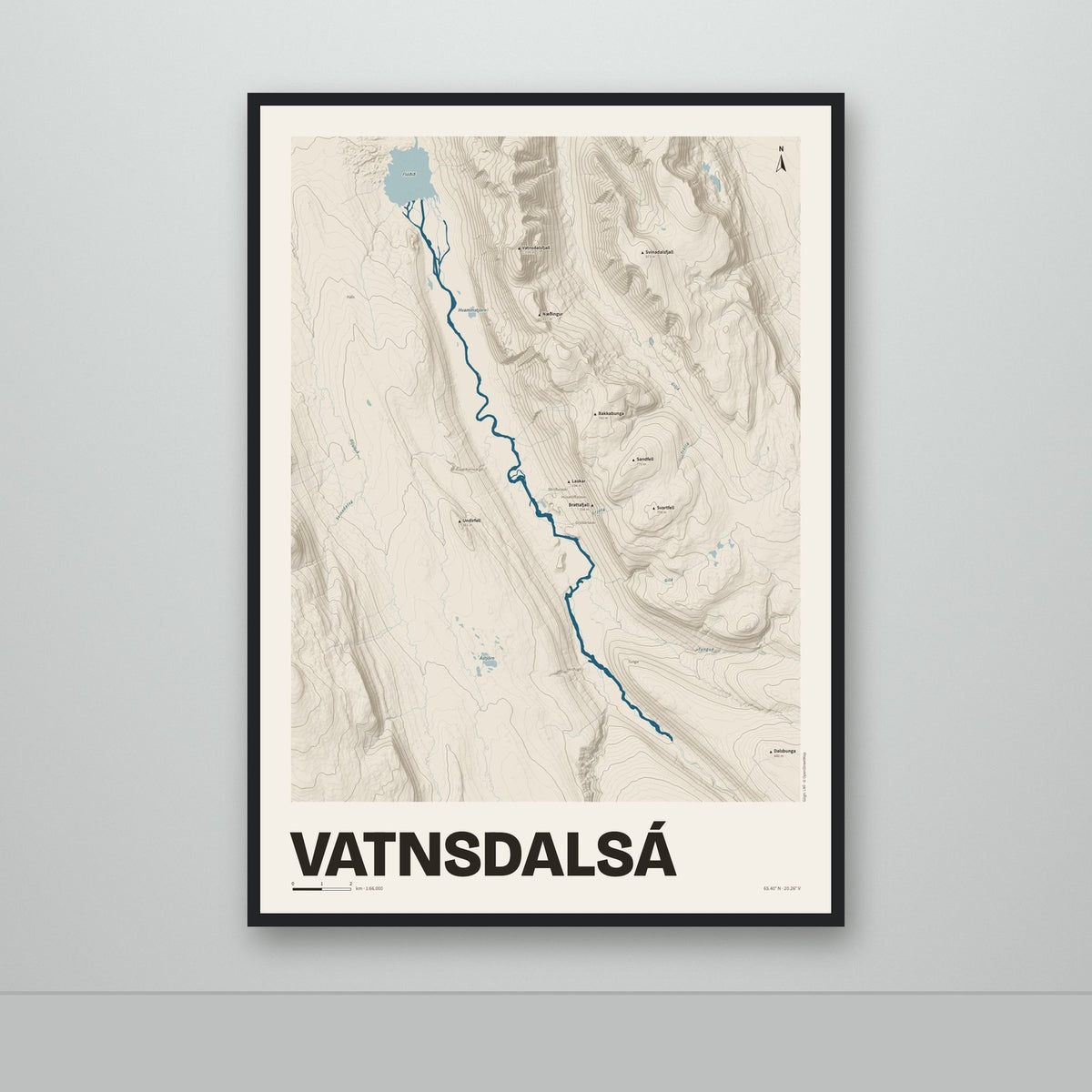 Vatnsdalsá – Sandur, blár