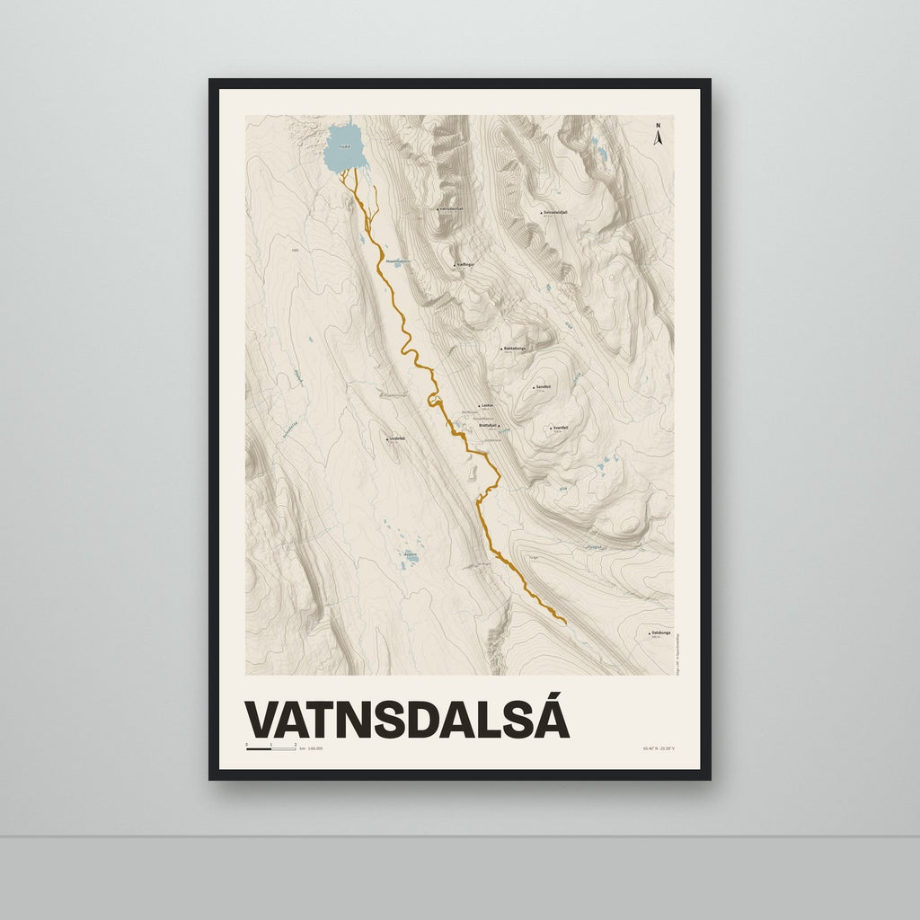 Vatnsdalsá – Sandur, okkurgulur