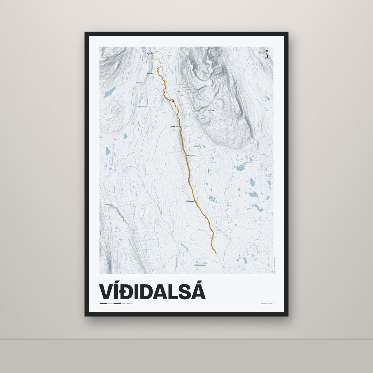 Víðidalsá – Ljóst, okkurgulur