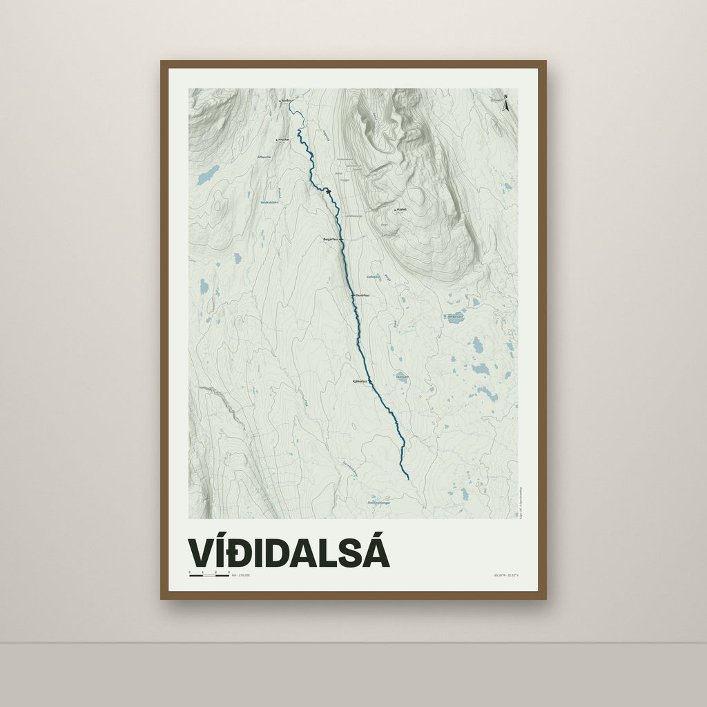 Víðidalsá – Mosi, blár