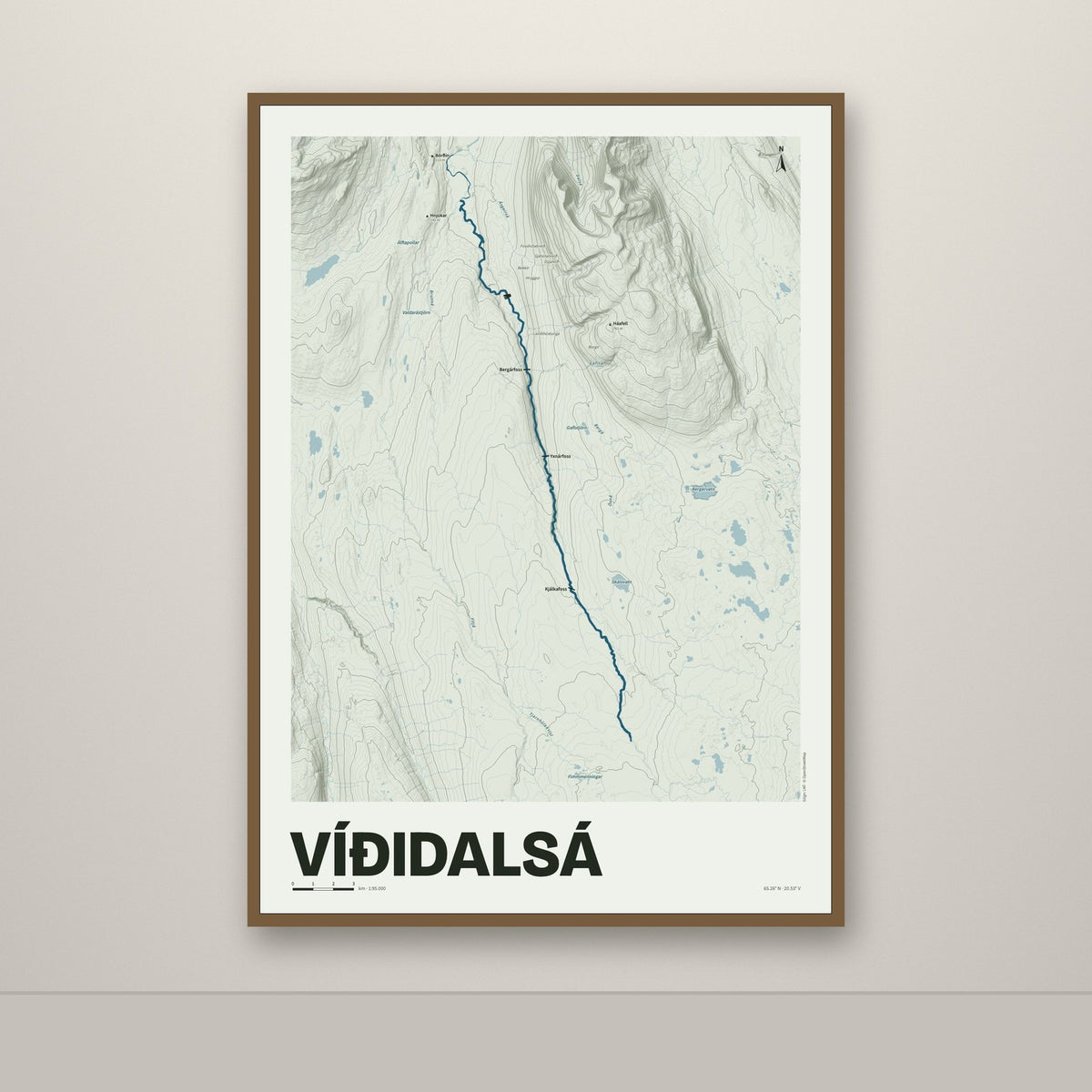 Víðidalsá – Mosi, blár
