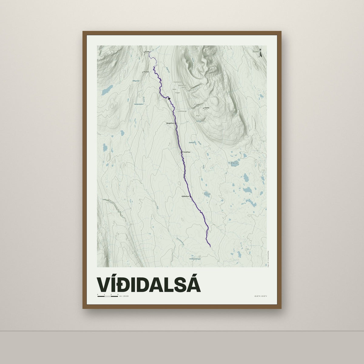 Víðidalsá – Mosi, lúpínufjólublár