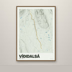 Víðidalsá – Mosi, okkurgulur