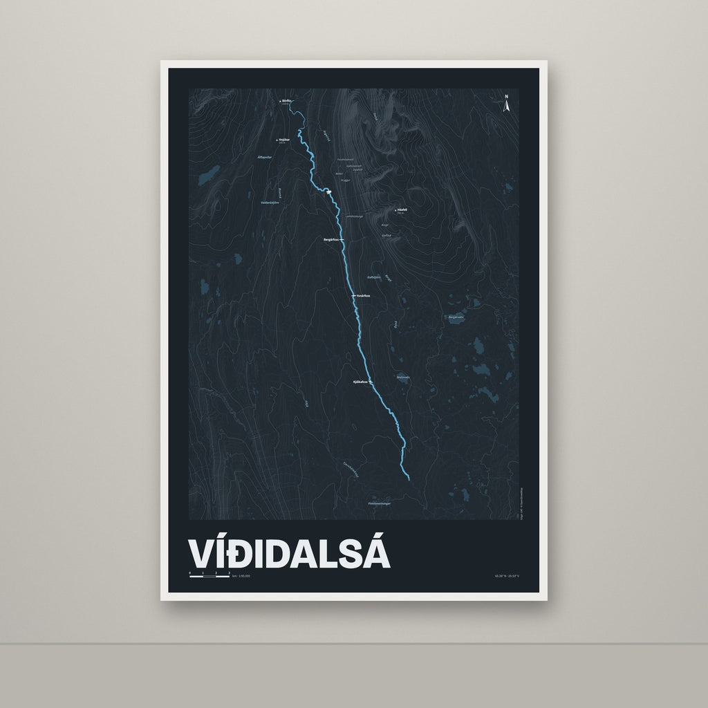 Víðidalsá – Nótt, blár