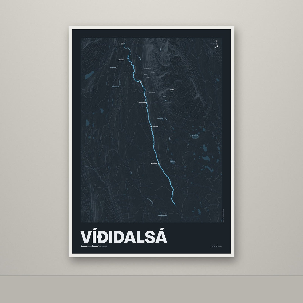Víðidalsá – Nótt, blár
