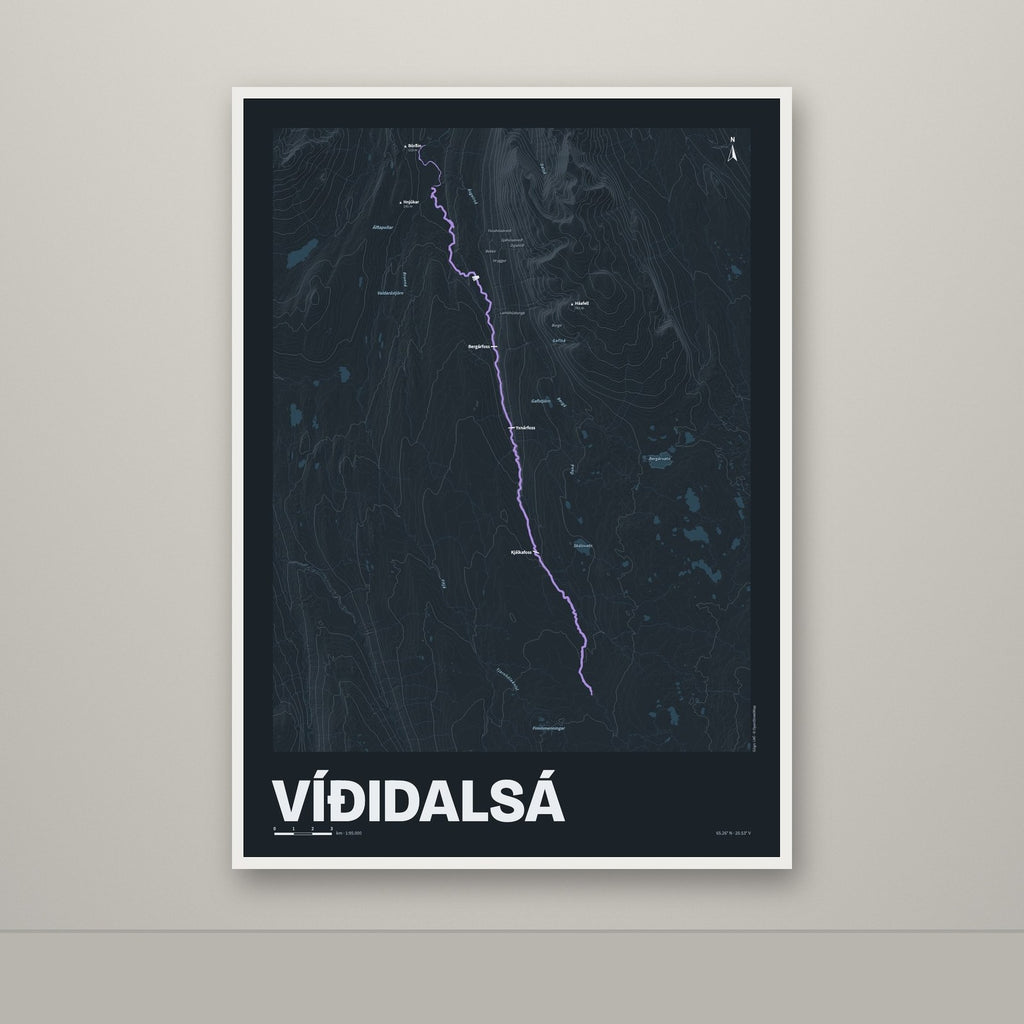 Víðidalsá – Nótt, lúpínufjólublár