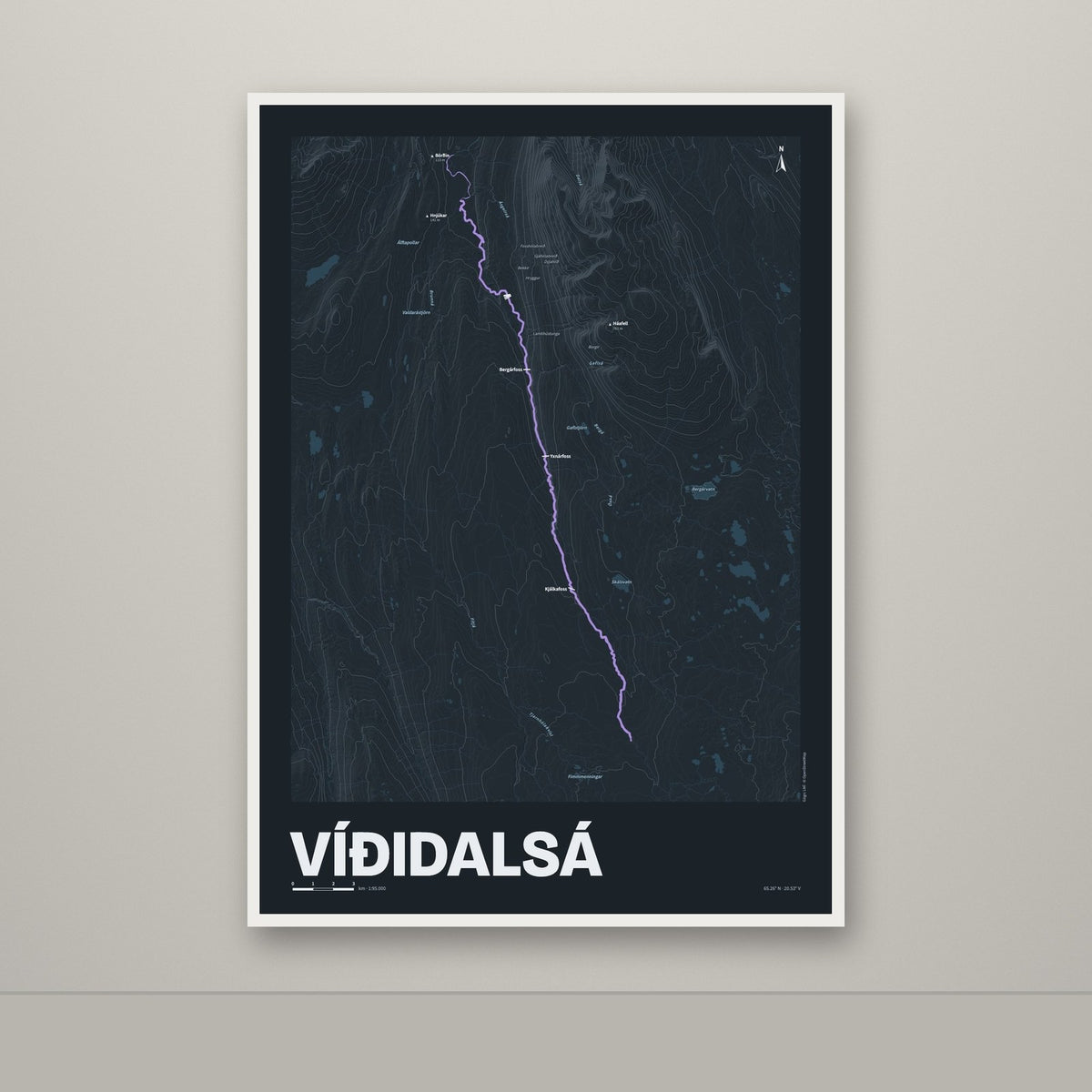 Víðidalsá – Nótt, lúpínufjólublár