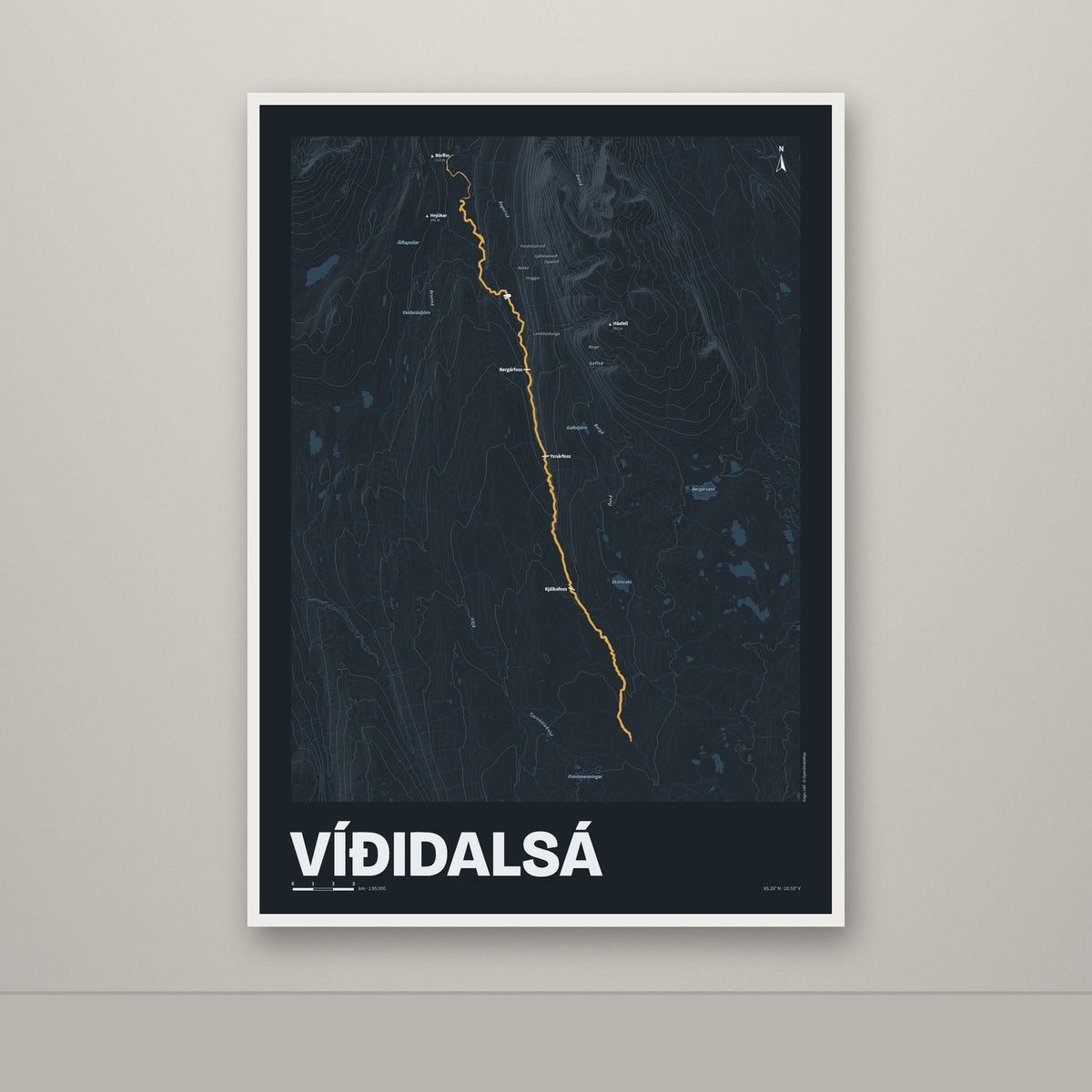 Víðidalsá – Nótt, okkurgulur