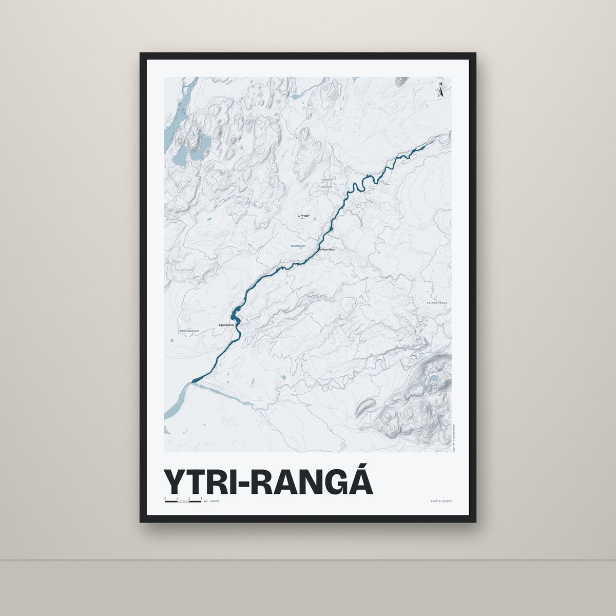 Ytri-Rangá – Ljóst, blár