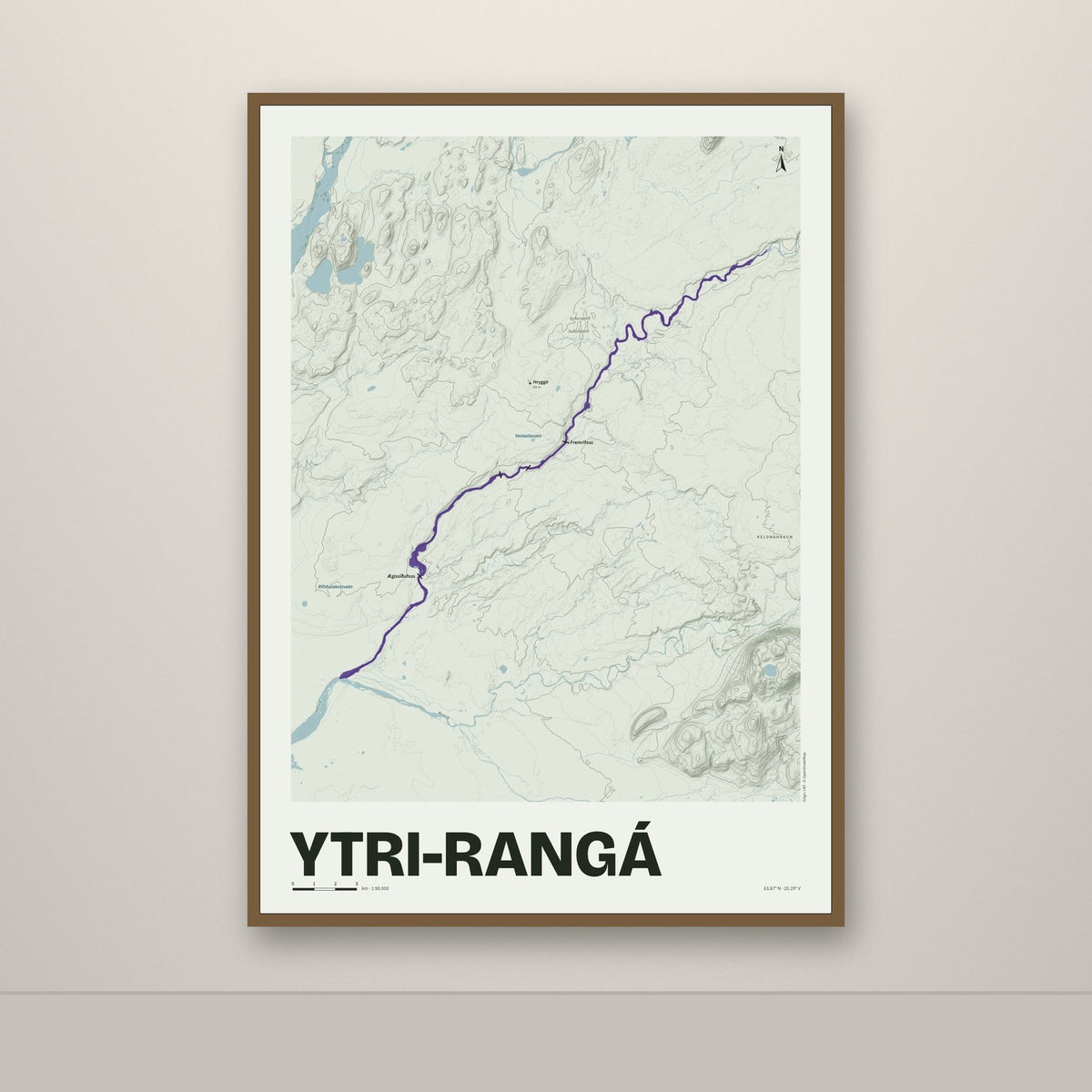 Ytri-Rangá – Mosi, lúpínufjólublár