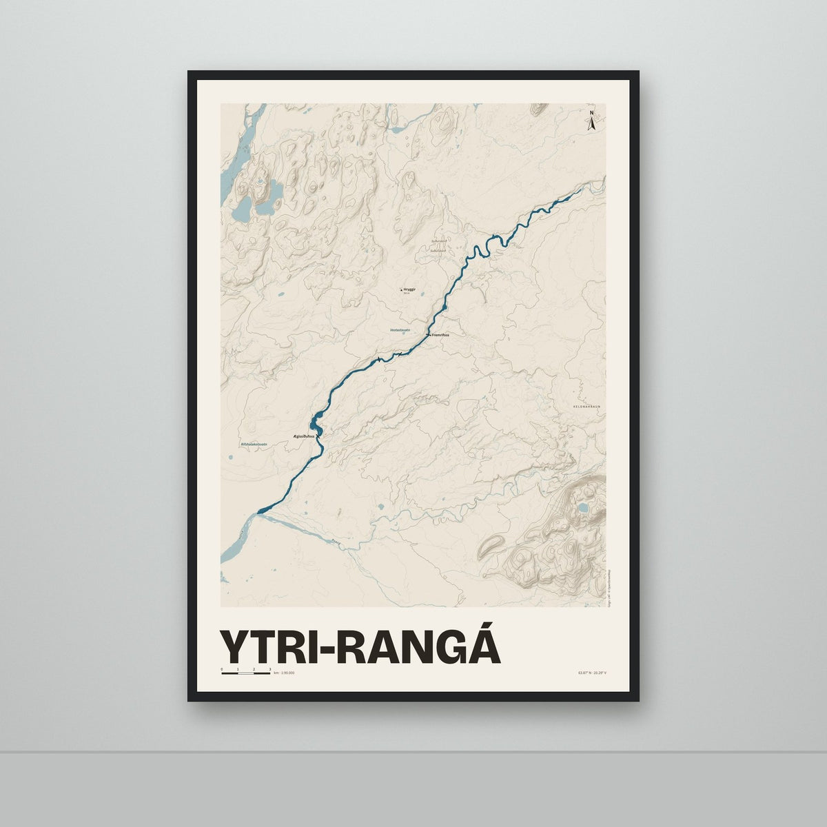 Ytri-Rangá – Sandur, blár